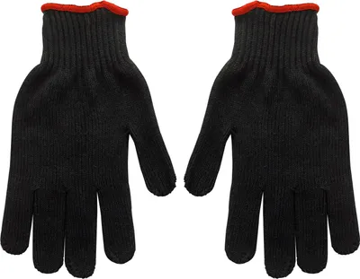 Obrázok produktu pre Pracovné rukavice pletené čierne, veľkosť 9