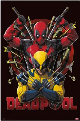 Image de Marvel Comics Poster Deadpool & Wolverine 2 61 x 91,5 cm