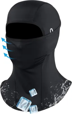 Obrázok produktu pre Balaclava čierna, priedušná, elastická, vetruodolná, pre vonkajšie športy