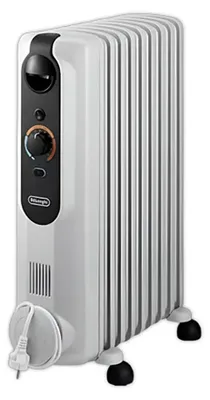 Imagen del producto de De'Longhi TRRSE0920, radiador eléctrico de aceite, aceite, para interiores, para suelo, gris, potencia