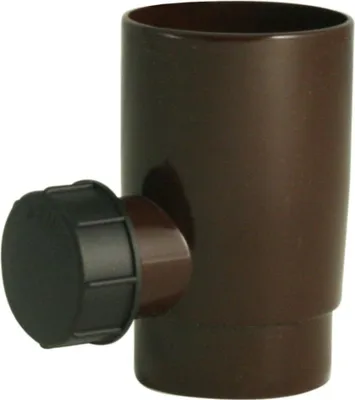 Produktbild von Marley Regensammler NW 53 mm, mit Überlaufstop, braun