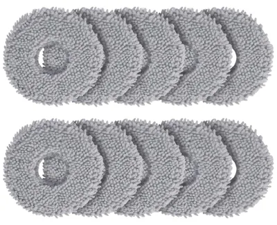 10 Wischpads für Roborock, kompatibel mit Saros 10R, Qrevo, S5V