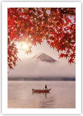 Produktbild von Poster - Poster ohne Rahmen - Vulkan See - 50x70 cm - Wand Bild - Wanddeko - Wandbilder - Kunstposter - Wandposter - Bilder - Kunstdruck - Wanddekoration - Wandbild - P2XPA50x70-4107