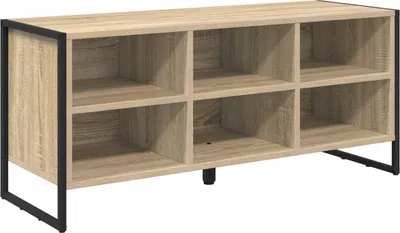 Produktbild von vidaXL Schuhschrank mit Speicher Sonoma 100 x 35 x 44 cm Holzwerkstoff