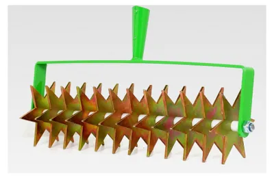 Produktbild von Gartenkultivator mit 12 Sternen, Gartenfräse 41 cm, Gartenkralle, Sternfräse 1-Reihe, Rollkultivator, Gartengerät aus EU-Produktion
