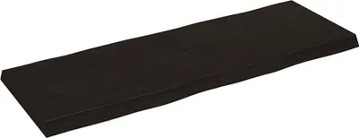 Produktbild von vidaXL Tischplatte 140x50x(2-6) cm Massivholz Behandelt Baumkante