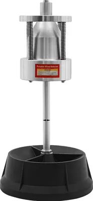 Produktbild von Blasenradwuchtmaschine, Nabenkapazität 1-1/2" bis 4", Reifenkapazität 15" Leicht-Lkw, langlebige Aluminiumkonstruktion, schwarz