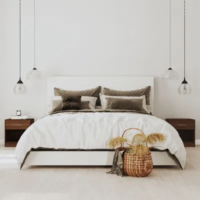 Productafbeelding van vidaXL Nachtkastjes, 2 stuks, met lade, bruin, eikenlook