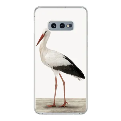 Produktbild von MuchoWow® Handyhülle Schutzhülle Hülle für Samsung Galaxy S10e Storch - Vogel - Tiere - Jungen - Kinder - Mädchen Silikon Softcase Handy Hülle - Handy