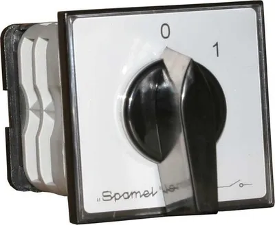 Image de Interrupteur à came 0-1 3P 63A pour encastré ŁK63-2.8211P03
