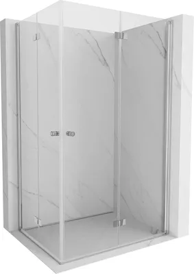 Obrázok produktu pre Mexen Mist-F Duo Duschkabine klapka 80 x 115 cm, transparentná, Chrom - 8A6-080L-115P-01-00