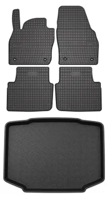 Immagine prodotto di Tappetini gomma SolidPRO + bagagliaio per Skoda Kamiq 2019- 5 pezzi