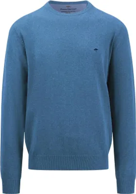 Produktbild von Fynch Hatton - Herren Rundhals Pullover (SFPK210), Größe:L, Fynch Hatton farbe:Blue (634)