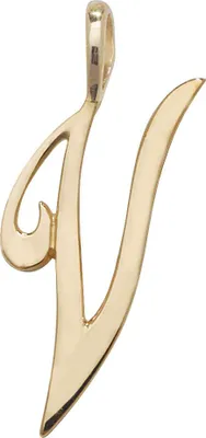 Produktbild von Wunderschöner 9 Karat (375) Gold Buchstaben / Initiale Damen - Anhänger; TRS35330LTV