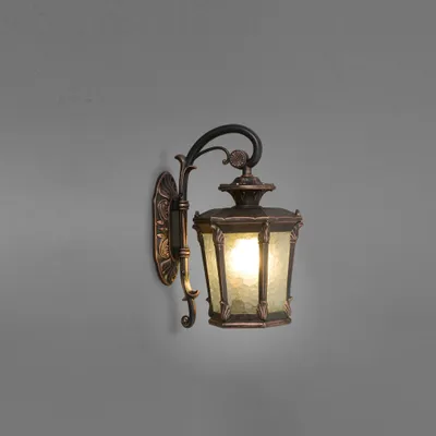 Immagine prodotto di Applique rustica da esterno E27 in bronzo Lampada da parete da esterno luce giardino casa cortile
