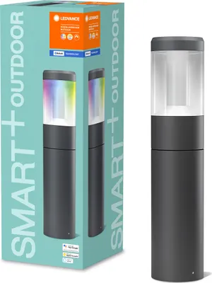 Immagine prodotto di Osram SMART+ Lanterna moderna multicolore - Illuminazione intelligente da base/palo - Grigio - Bluetooth - LED integrato - Blu - Verde - Rosso - Bianco - 2700 K