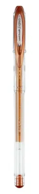 Produktbild von Uni-Ball Signo , Anklippbarer versenkbarer Stift, Bronze, Bronze, Kunststoff, 0,8 mm, Beidhändig