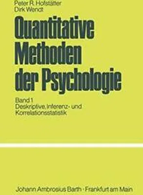 Zdjęcie produktu dla Quantitative Methoden der Psychologie