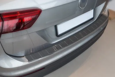 Produktbild von Edelstahl Ladekantenschutz Anthrazit für VW Tiguan 2 V2A 2016-