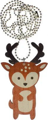 Produktbild von Hirsch Kette Halskette Miniblings 80cm Tier Wald Natur Wildnis Reh Damwild