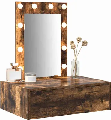 Produktbild von vidaXL Schminktisch mit Schubladen Braun 60 x 40 x 70 cm Holzwerkstoff