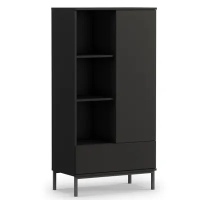 Produktbild von AX LIVING Bücherregal Modern Queba QT03 – 70cm Breite Design Schwarz