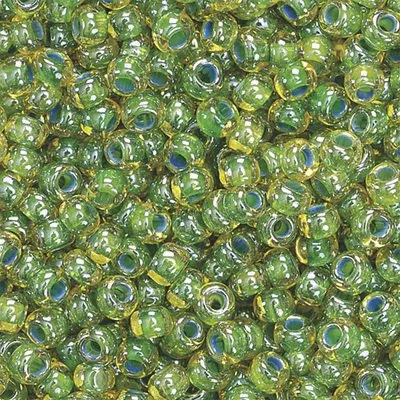 Produktbild von Rocailles 2,5 mm lindgrün VE=6x13g