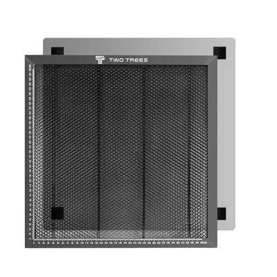 Obrázek produktu pro Laserové gravírování voštinového pracovního stolu, čisté řezy, robustní hliníková konstrukce, sada pracovního stolu400x400x22mm