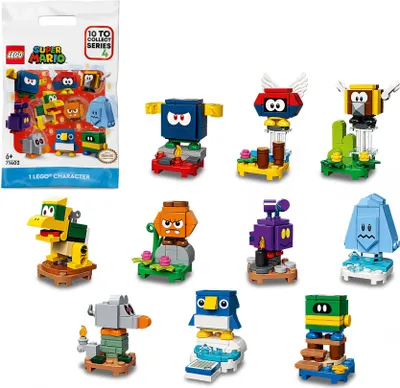Produktbild von LEGO 71402 Super Mario Mario-Charaktere-Serie 4, 1 Figur (zufällige Auswahl), Spielzeug-Figuren zum Sammeln ab 6 Jahren