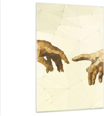 Produktbild von Bilder auf glas - Einteilig - Abstraktion modern - 80x120cm - Glasbilder - Wandbilder - Bilder - zum Aufhängen bereit - Wanddekoration aus Glas - Glas Bilder - Wandbild auf Glas - GPA80x120-3713