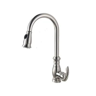Produktbild von LAUFERI LYDIA Küchenarmatur zur Standmontage, silber