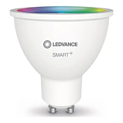 Produktbild von Ledvance LED Smart+ Glas Reflektor 4,9W = 50W GU10 350lm RGBW 2700K-6500K 45° Dimmbar App Google Alexa WiFi