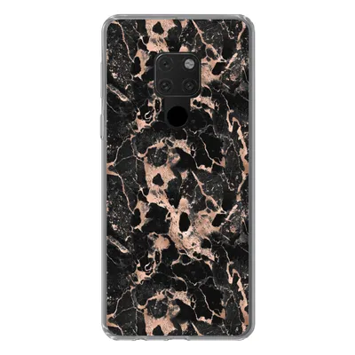 Produktbild von MuchoWow® Handyhülle Schutzhülle Hülle für Huawei P40 Lite Marmor - Rose - Muster - Chic Silikon Softcase Handy Hülle - Handy