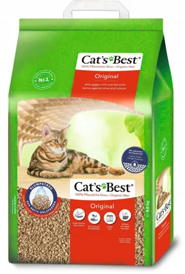 Image de Litière agglomérante pour chats CAT'S BEST Original, 8,6 kg