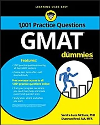 Productafbeelding van GMAT: 1,001 Practice Questions For Dummies