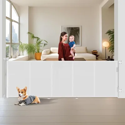 Immagine prodotto di Griglia di sicurezza estensibile, da 0 a 300 cm, per bambini, flessibile per scale e corridoi