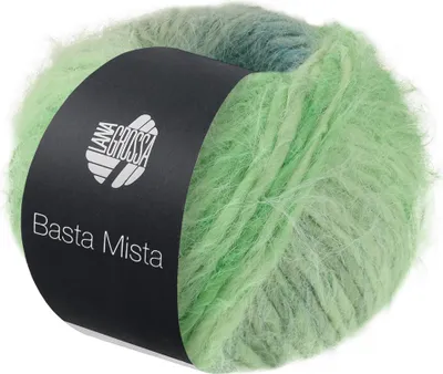 Produktbild von Lana Grossa - Basta Mista 0115 grüngrau graublau hellpetrol graugrün hellgrün