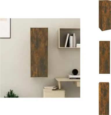 Produktbild von vidaXL TV-Schrank Räuchereiche 30,5x30x90 cm Holzwerkstoff -  TV-Möbel