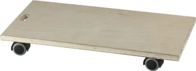 Produktbild von Dörner + Helmer Transporthilfe, max. Tragfähigkeit: 80 kg, Holz, braun, 2906222