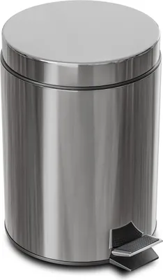 Produktbild von Mülltonne 20 Liter aus Edelstahl mit Fußpedal und Anti-Fingerabdruck