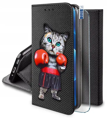 Productafbeelding van Beschermhoes voor de Xiaomi 17T Pro met magnetische sluiting, designprint, portemonneehoes + 9H-glas