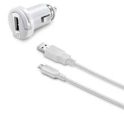 Obrázek produktu pro Autonabíječka CellularLine microUSB 2A s kabelem
