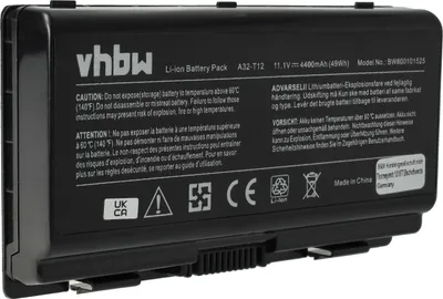 Produktbild von vhbw Akku kompatibel mit Medion Akoya P5510, MD96679 Notebook (4400 mAh, 11,1 V, Li-Ion)