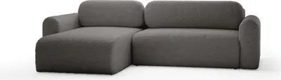 Produktbild von FEDVE Ecksofa Eckcouch Thekla L Form Universell Sofa mit Schlaffunktion Bettkästen Couch Sofagarnitur Grau (Anthology 18)