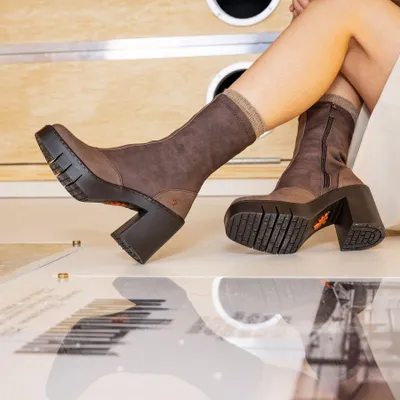 Produktbild von Art Stiefeletten mit Absatz Damen 1973 NOBUCK BROWN/BERNA Farbe Braun