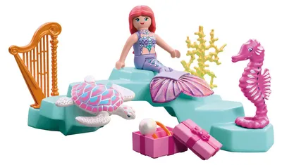 Productafbeelding van PLAYMOBIL 72107, Zeemeermin, 4 rokken/rokken, Meerkleurig, Kunststof, AI-gegenereerde afbeelding