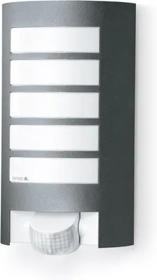 Produktbild von Außenleuchte mit Sensor – Bewegungsmelderleuchte – Sicherheit für Ihr Zuhause – 180-Grad-Sensor – Reichweite: 10 Meter – Anthrazitfarbe