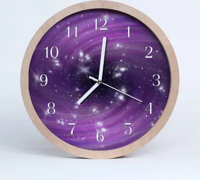 Produktbild von Holzuhr 20fi cm wanduhr - Abstrakte Kunst