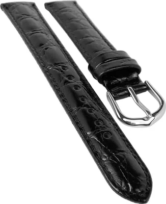 Produktbild von Eichmüller → Uhrenarmband 18mm schwarz → Leder  → 44590