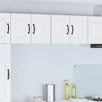 Obrázek produktu pro vidaXL Přední panel pro myčku nádobí, model Kalmar, 2 kusy, bílý, dřevotřísková deska